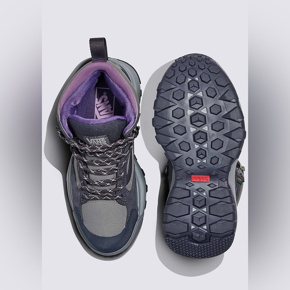 Vans MTE Crestline Waterproof Dark Grey Purple Men's 8 / Women’s 9.5 NWT - Picture 4 of 6